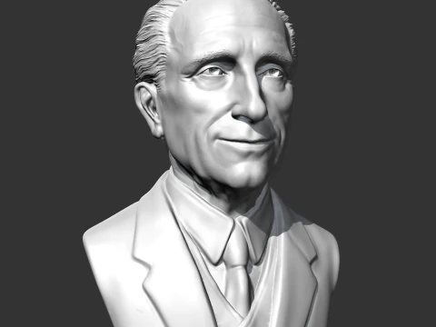 Marcel Duchamp 3D print model 3D Print Model
