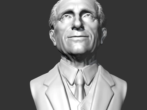 Marcel Duchamp 3D print model 3D Print Model