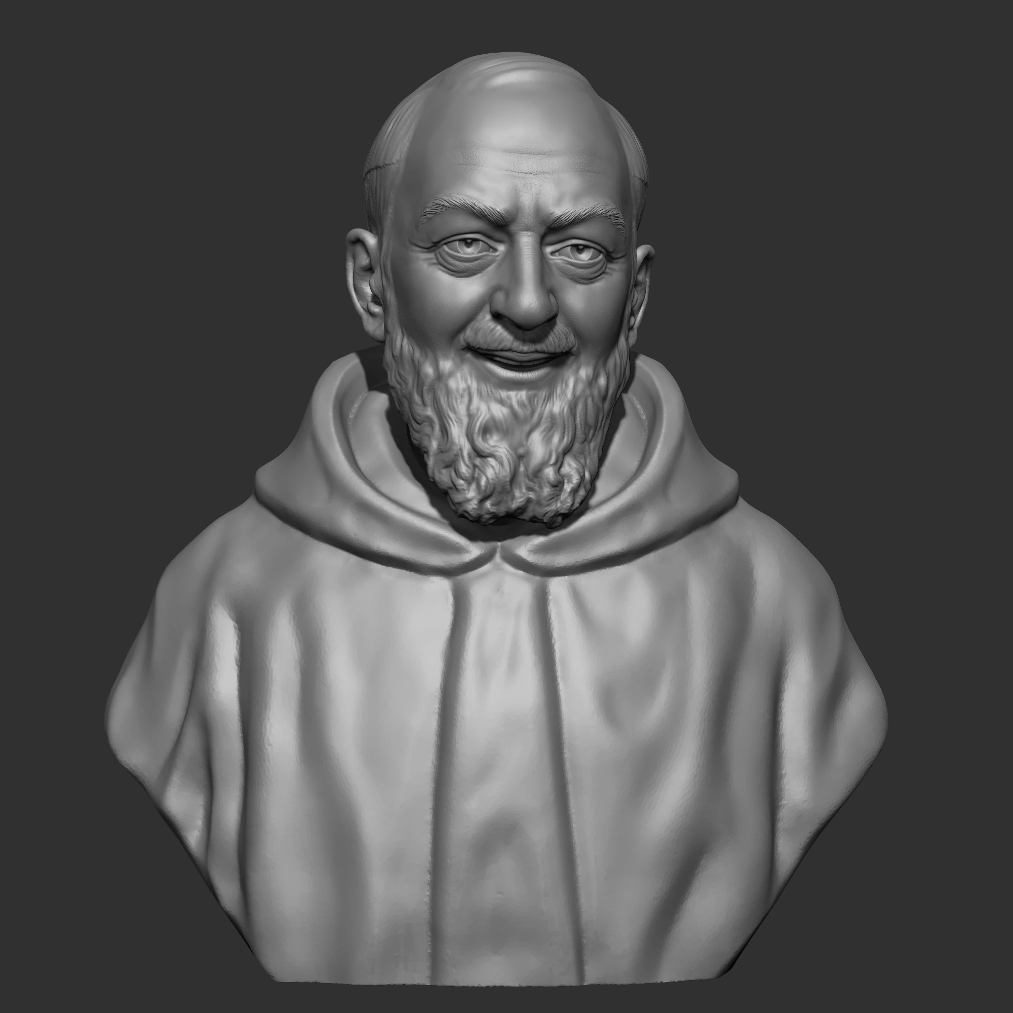 Padre Pio 3D print model 3D Print Model .c4d .max .obj .3ds .fbx .stl .blend 