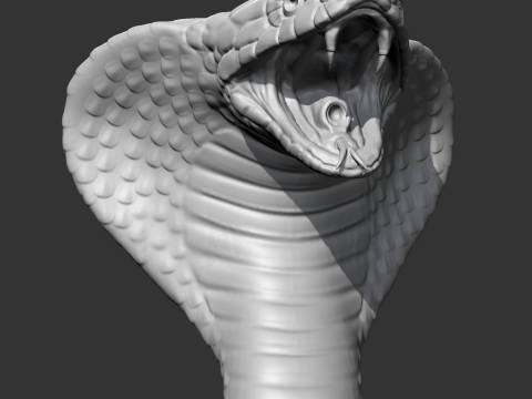 King Cobra Head AM09 3D print model Model do druku 3D