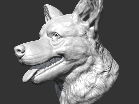 Welsh Corgi AM15 3D print model 3D 프린트 모델