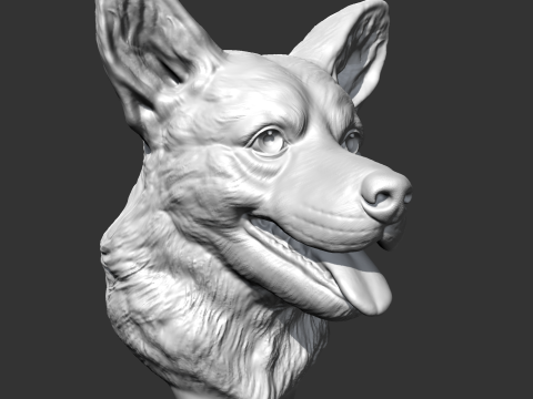 Welsh Corgi AM15 3D print model 3D 프린트 모델