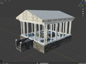 temple 3D-Modell