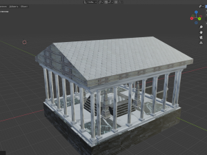 temple Model 3D