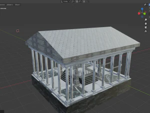 temple 3D Model