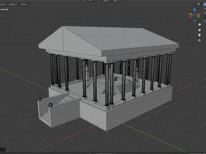 temple 3D Model