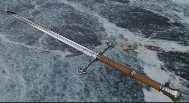 sword Modello 3D .c4d .max .obj .3ds .fbx .stl .blend 