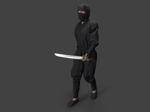 Bandit man in tracksuit Modelo 3D