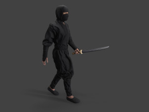 Bandit man in tracksuit Model 3D