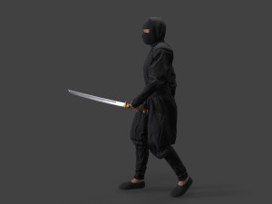 Bandit man in tracksuit Model 3D