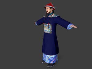 Asian people Modello 3D