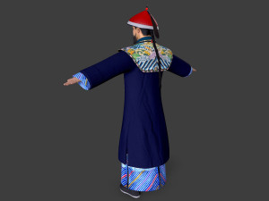 Asian people Modello 3D