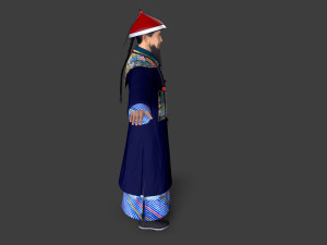 Asian people Modello 3D