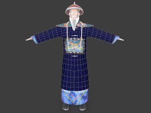 Asian people Modello 3D