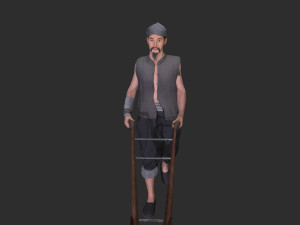 Asian farmer People 3D 모델