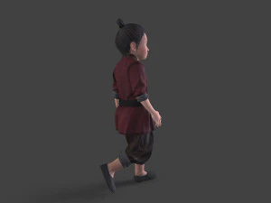Asian people 3D Model