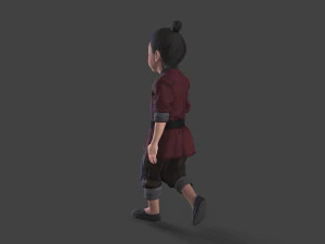 Asian people 3D Model