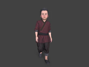 Asian people 3D Model
