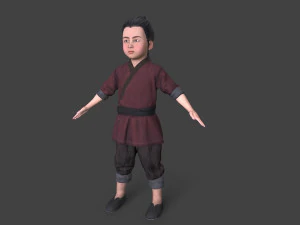 Asian people 3D Model