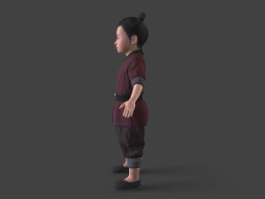 Asian people Modelo 3D