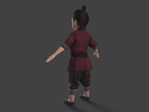 Asian people 3D Model