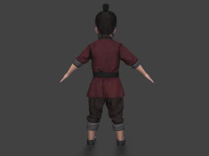 Asian people 3D Model