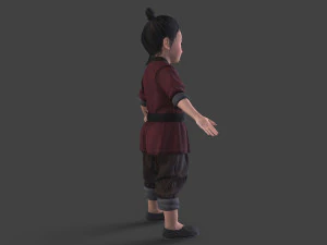 Asian people 3D Model