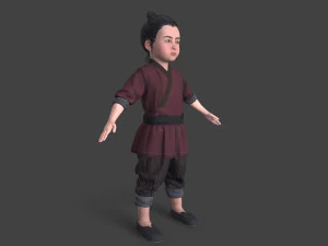 Asian people 3D Model