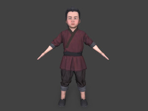 Asian people Modelo 3D