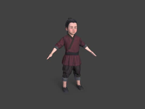Asian people 3D Model