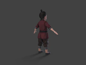 Asian people 3D Model