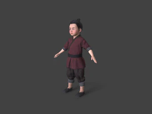 Asian people 3D Model