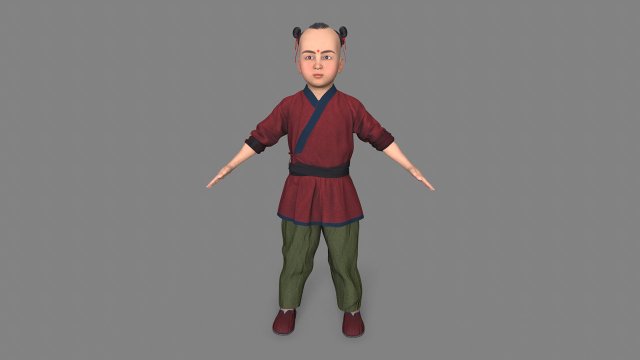 Children 3D Модель .c4d .max .obj .3ds .fbx .stl .blend