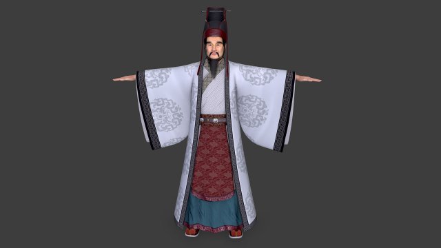 Asian people 3D Model .c4d .max .obj .3ds .fbx .stl .blend 