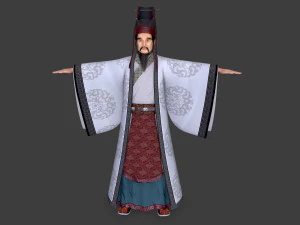 Asian people 3D Model