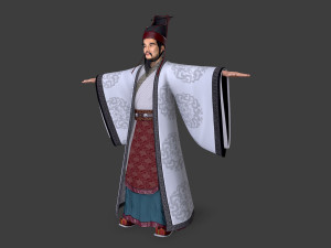 Asian people 3D Model