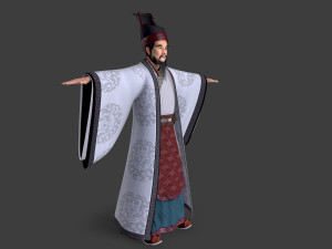 Asian people 3D Model