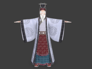 Asian people 3D Model