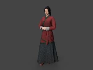 Housemaid character 3D Model