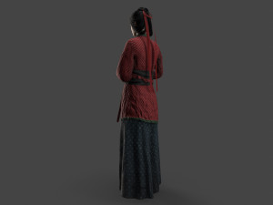Housemaid character 3D Model