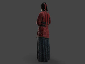 Housemaid character 3D Model