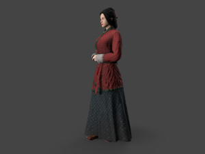 Housemaid character 3D Model