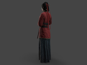 Housemaid character 3D Model