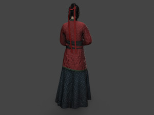 Housemaid character 3D Model