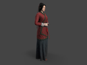 Housemaid character 3D Model