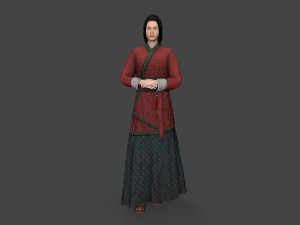 Housemaid character 3D Model