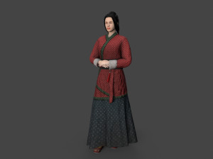 Housemaid character 3D Model