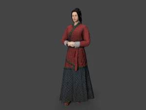 Housemaid character 3D Model