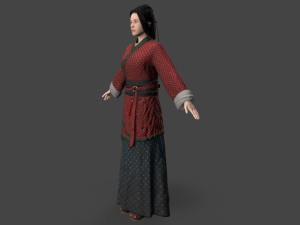Housemaid character 3D Model