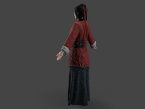 Housemaid character 3D Model